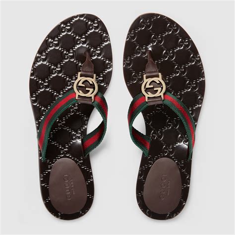 gucci thong sandals women's.